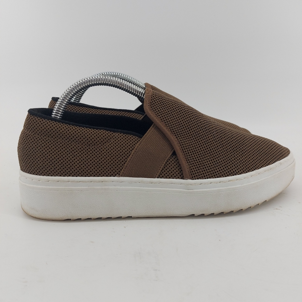 Eileen Fisher Pep Platform Slip-On Sneakers Brown Size 9